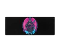 Thunder Grim Reaper Transgender Proud Funny Mouse Pad with Stitched Edges Non Slip Waterproof Mousepad Desk Mat for Office Gaming