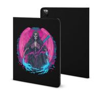 Thunder Grim Reaper Transgender Proud Funny Tablet Case with Pen Slot Lightweight Hard Protective Cover Compatible with iPad 2020/Pro 2020/Pro 2021/Air4/Air5