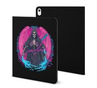 Thunder Grim Reaper Transgender Proud Funny Tablet Case with Pen Slot Lightweight Hard Protective Cover Compatible with iPad 2020/Pro 2020/Pro 2021/Air4/Air5