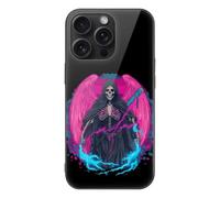 Thunder Grim Reaper Transgender Proud Glass Phone Case Suitable for 15 Series