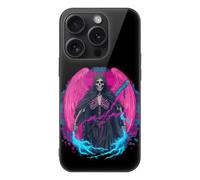 Thunder Grim Reaper Transgender Proud Glass Phone Case Suitable for 15 Series