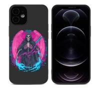 Thunder Grim Reaper Transgender Proud Slim Phone Case Suitable for iPhone 12 Series