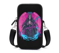Thunder Grim Reaper Transgender Proud Small Crossbody Bags for Women Lightweight Mini Phone Purses with Cross Body Strap