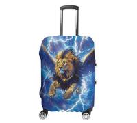 Thunder Lion Luggage Case Cover Protective Washable Suitcase Covers Anti Scratch Baggage Fits 19-32 Inch XL