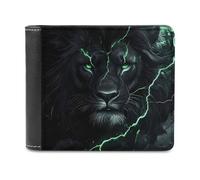 Thunder Lion Men's Bifold Wallet Slim Cash Card Holder Leather Purse