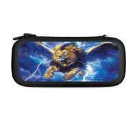 Thunder Lion Portable Storage Bag Compatible with Switch Carrying Case Protector Bags with 15 Games Accessories