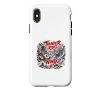 Thunder Rides The Wind and Storm Yokai Legend Case for iPhone X/XS