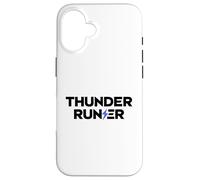 Thunder Runner Soul: Lightning Strikes the Fearless Path Case for iPhone 16