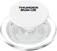 Thunder Runner Soul: Lightning Strikes the Fearless Path PopSockets PopGrip for MagSafe