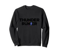 Thunder Runner Soul: Lightning Strikes the Fearless Path Sweatshirt