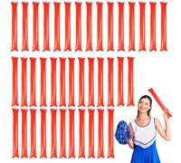 Thunder Sticks Noise Maker - 40PCS Colorful Thunder Sticks | Noise Cancelling Inflatable Party for and Adults | Fun Sound Tubes for Birthdays and Sporting Events