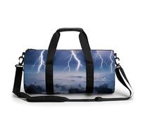 Thunder Storms Over Sea Gym Bag Travel Duffel for Men Women