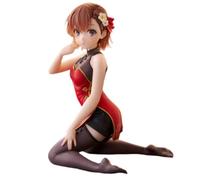 Thunder Tech A Certain Scientific Railgun Desktop Cute Figure Mikoto Misaka China Dress Ver. Anime Collectible Statue