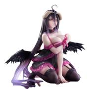 Thunder Tech Overlord Desktop Cute Albedo Negligee Ver. Figure - Anime Collectible Display Statue