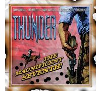 THUNDER - THE MAGNIFICENT SEVENTH CLEAR ORANGE/BLUE VINYL 2 VINYL LP NEW