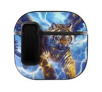 Thunder Tiger with Wings Compatible with AirPods 4 Case Cover with Button Protector