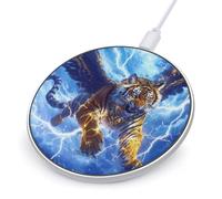 Thunder Tiger with Wings Wireless Charger Pad Fast 10W Max Portable Charging Station Compatible with iPhone