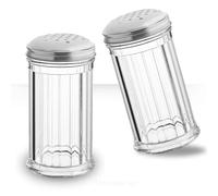 Thunder Up Parmesan Cheese Shaker 12 Oz, Plastic, for Pizza, Spice Shakers With Holes and Lids, Pepper Shaker (Pack of 2)