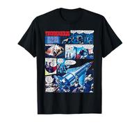 Thunderbird 1 Distressed Comic Book Page T-Shirt