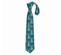 (Thunderbird 1 Thunderbirds TV Original Series Scott Tracy=14988) Men's Tie Printed Skinny Tie Fashion Cool Necktie for Men, Casual Gentleman Novelry Funny Suit Neck Ties
