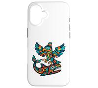 Thunderbird and Whale Pacific Northwest Coast Legend Case for iPhone 16