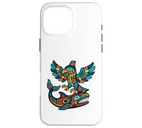 Thunderbird and Whale Pacific Northwest Coast Legend Case for iPhone 16 Pro Max
