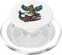 Thunderbird and Whale Pacific Northwest Coast Legend PopSockets PopGrip for MagSafe
