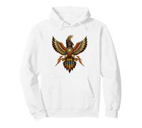 Thunderbird Eagle Folk Art Native Spirit Bird Pullover Hoodie