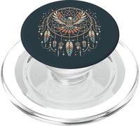 Thunderbird Native American Tribal Dreamcatcher Minimal Art PopSockets PopGrip for MagSafe