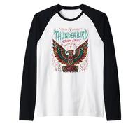 Thunderbird Storm Spirit Native American Style Punk Rock Art Raglan Baseball Tee