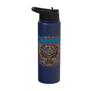 Thunderbird Storm Spirit Native American Style Punk Rock Art Stainless Steel Insulated Water Bottle