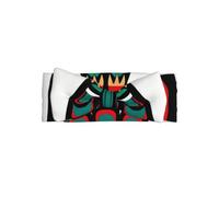 Thunderbird Totem Baby Bow Headband-Soft Stretchy for 0-6 Months | Gentle On Sensitive Skin. Cute Design. Perfect For New Mums.