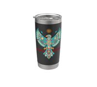 Thunderbird Tribal Tattoo Art Native American Mythical Bird Stainless Steel Insulated Tumbler