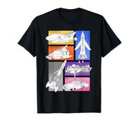 Thunderbirds 1-5 FAB 1 Vehicle Colour Panels T-Shirt