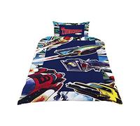 Thunderbirds 5 4 3 2 1! Single Panel Duvet Cover Bed Set Official New Gift by Thunderbirds