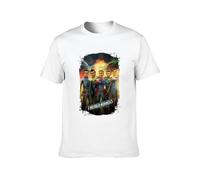 Thunderbirds are Go Poster Unisex Crew Neck Cotton Tee Men's Short-Sleeve T-Shirts White XXXL