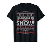 Thunderbirds are Snow Christmas Knit Pattern T-Shirt