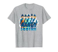 Thunderbirds International Rescue Team Tracy T-Shirt, Men, Heather Grey, Large