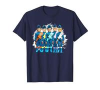 Thunderbirds International Rescue Team Tracy T-Shirt, Men, Navy Blue, Large