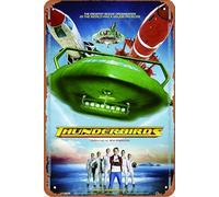 Thunderbirds movie Posters 8 x 12 Inches - Vintage Metal Tin Sign for Home Bar Pub Garage Decor Gifts