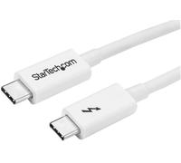StarTech.com Thunderbolt 3 Cable - 20Gbps - 2m - White - Thunderbolt, USB, and DisplayPort Compatible