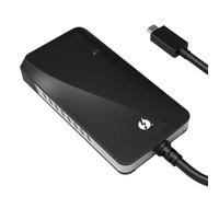 Thunderbolt 3 USB C Dual 4K DisplayPort Adapter USB C HUB Type C Connector Support 4K@60Hz Ultra HD Displays Type C Adapter Compatible With(Black Display Port)