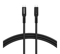Thunderbolt 5 Cable 1m, 80Gbps Data Transfer, 120Gbps Video Bandwidth, USB C to USB C Cable,240W(5A) PD3.1 Fast Charging Cord for MacBook M4 Pro/Pro,iPhone 16/15,Dual 16K/8K/4K Display, PSSD, eGPU