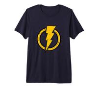Thunderbolt Lightning Circle Stars Logo Classic Hero T-Shirt Premium T-Shirt