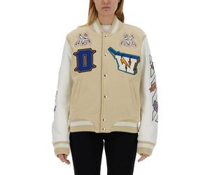 Thunderbolt Varsity - female - Off White - Bomber Jackets - Beige - M - Jackets M