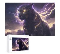 Thundercat The Lightning Beast Wooden Art Puzzle, 1000 PCS - Seasonal Home Décor, for Mindful Indoor Entertainment