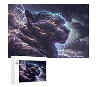Thundercat The Lightning-Powered Feline: Winter Gift, 1000 PCS Adult Tabletop Puzzle, for Relaxing Solo Or Group Play