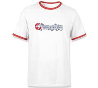Thundercats Logo Ringer T-Shirt - White/Red in White | Size: XL Thundercats White XL