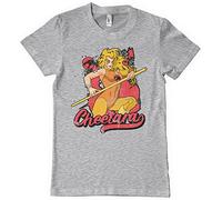 Thundercats Officially Licensed Cheetara Distressed Mens T-Shirt (Heather Grey), Small