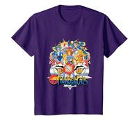 Thundercats Thundercats Go! T-Shirt, Youth, Purple, Small